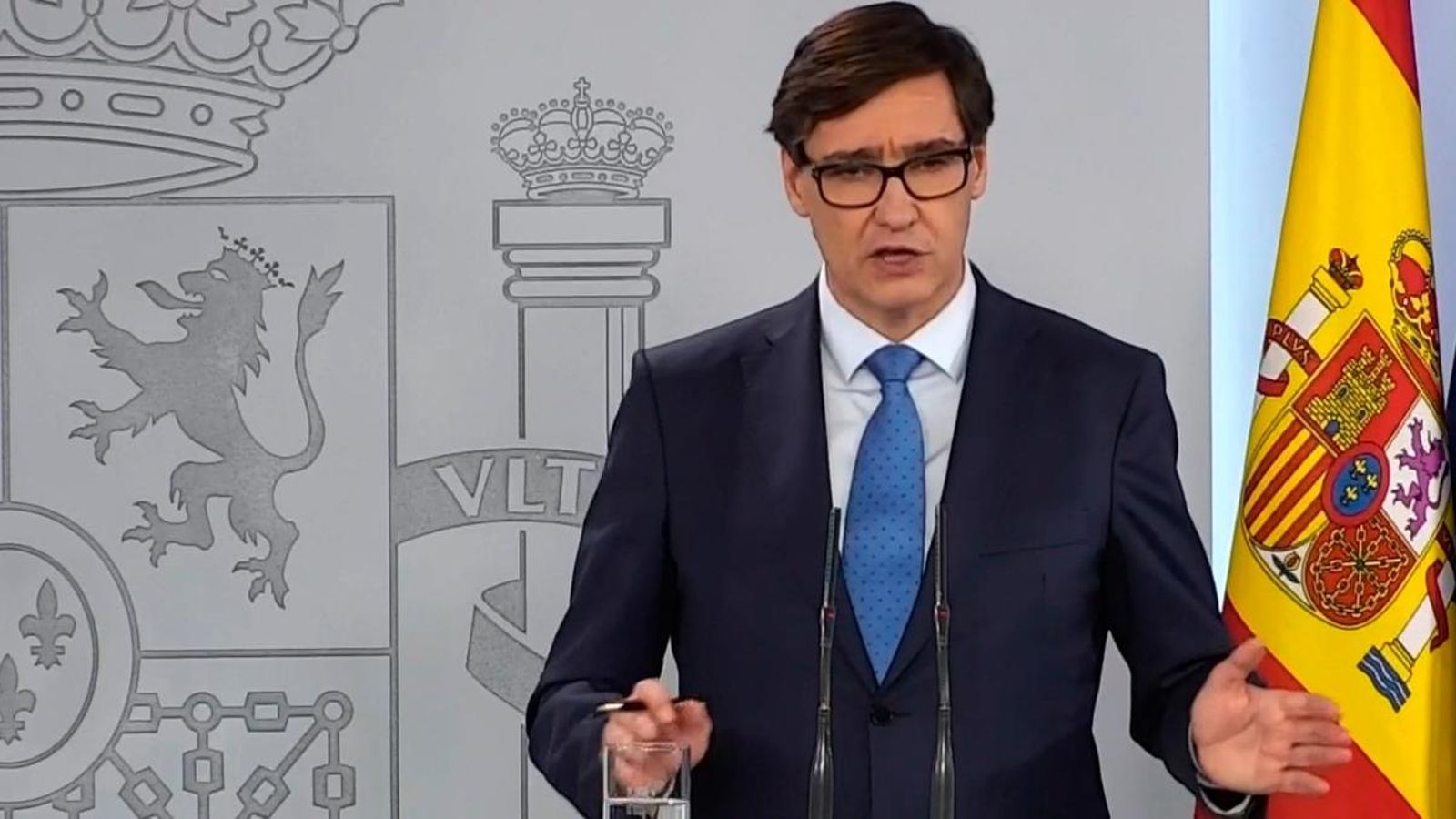 El ministre de Sanitat Salvador Illa en una compareixença recent