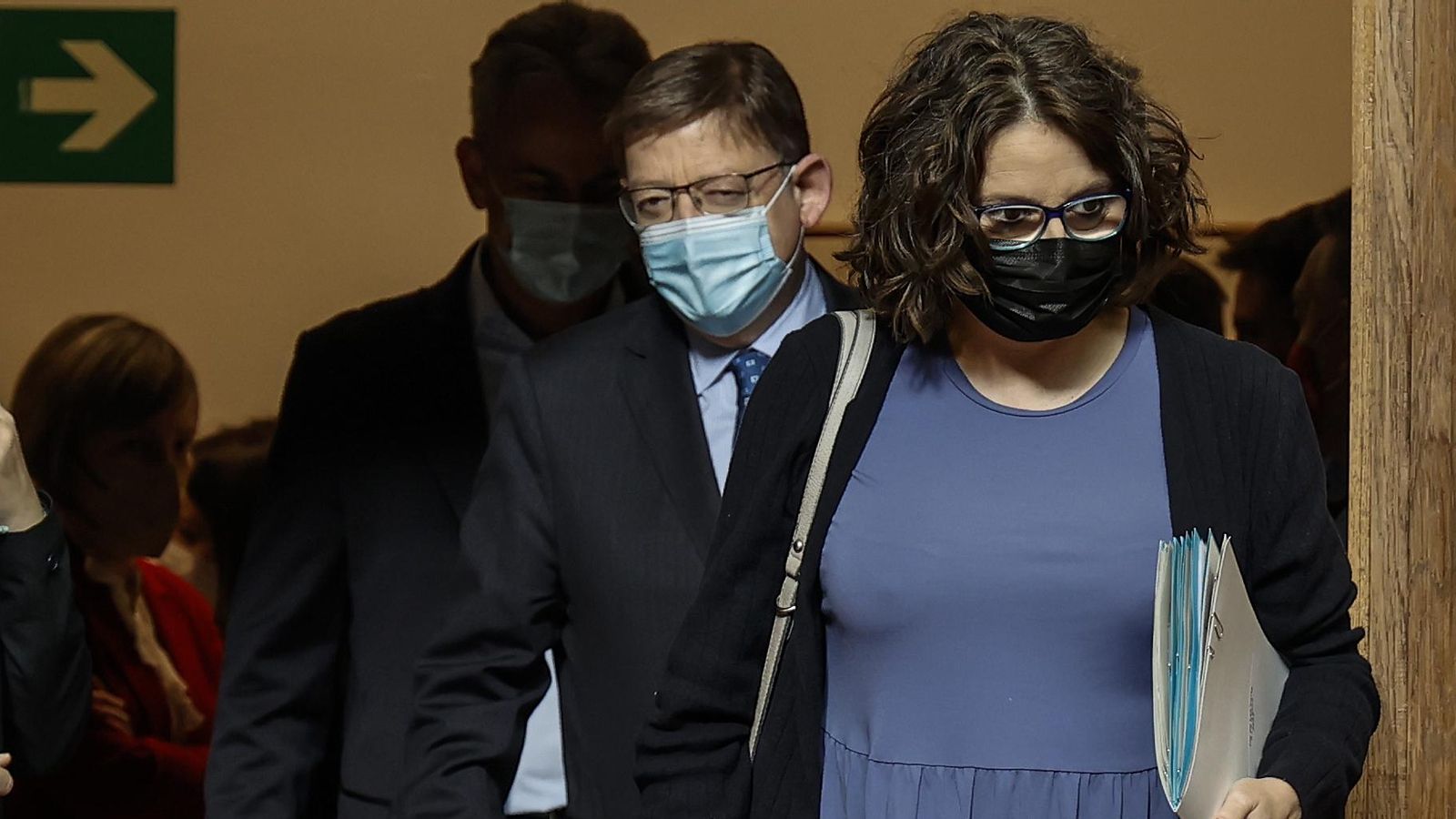 Mónica Oltra, a les Corts, en una imatge d'arxiu