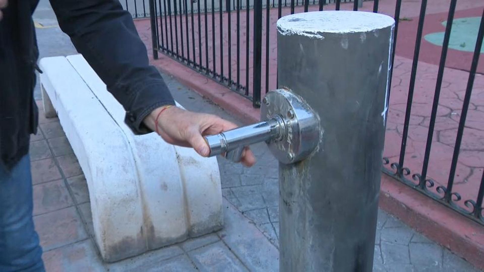 Les fonts de Manuel, sense aigua per un tall de suministrament