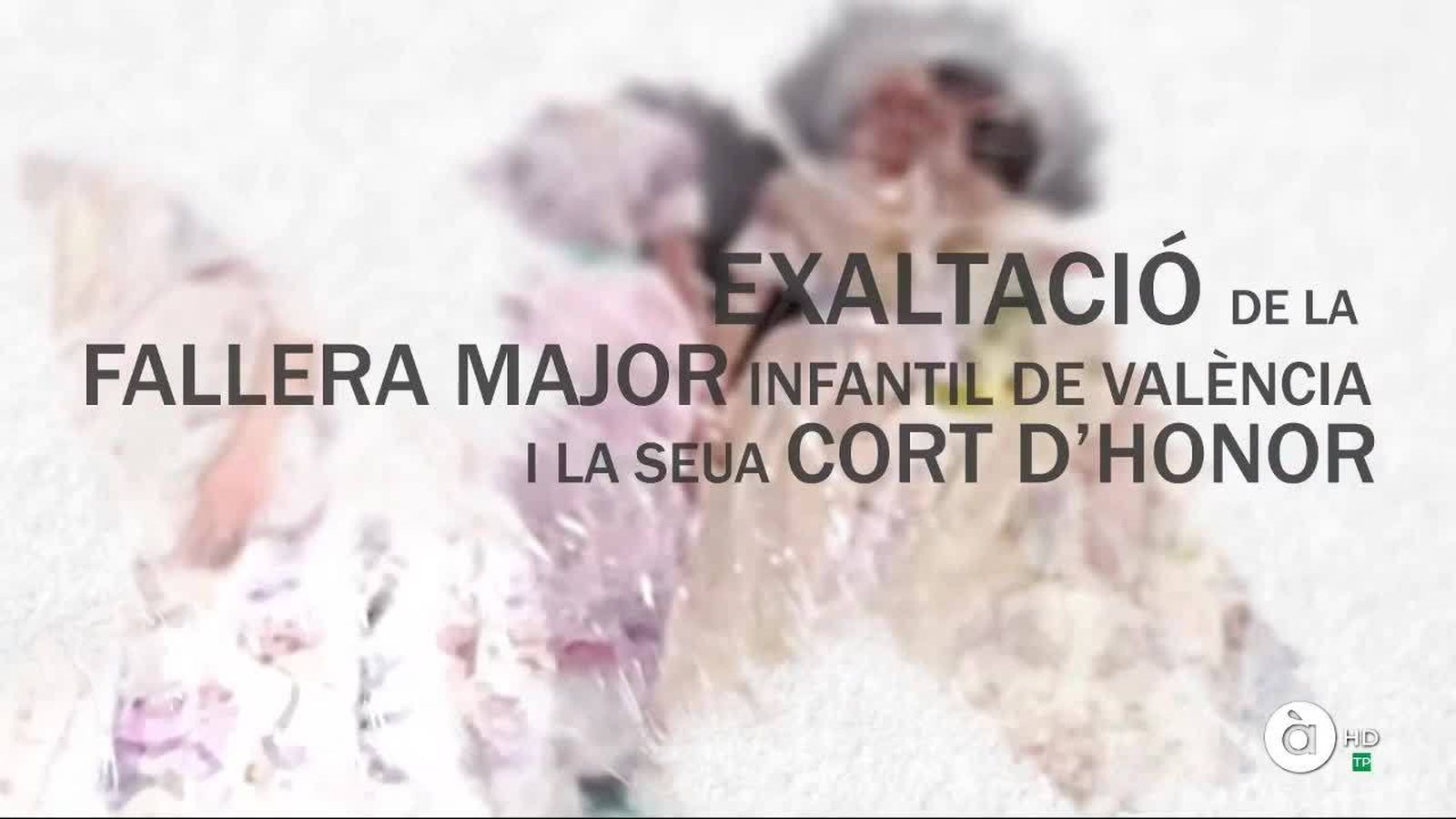 26.01.2019 | Exaltació de la fallera major infantil de València
