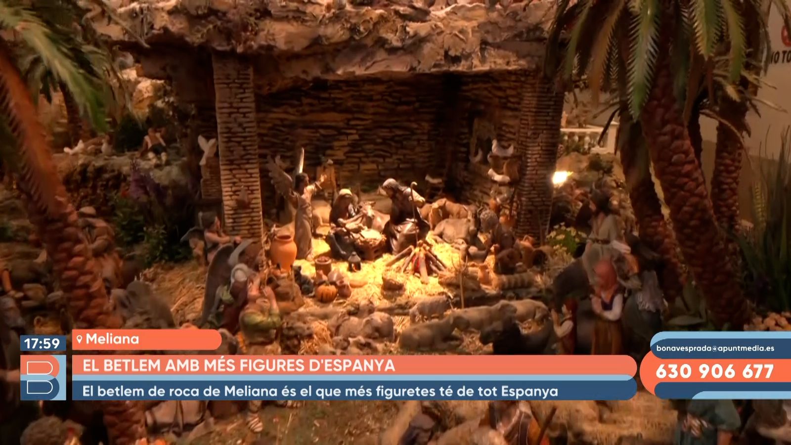 22.12.2022 | El betlem amb més figures d’Espanya està a Meliana