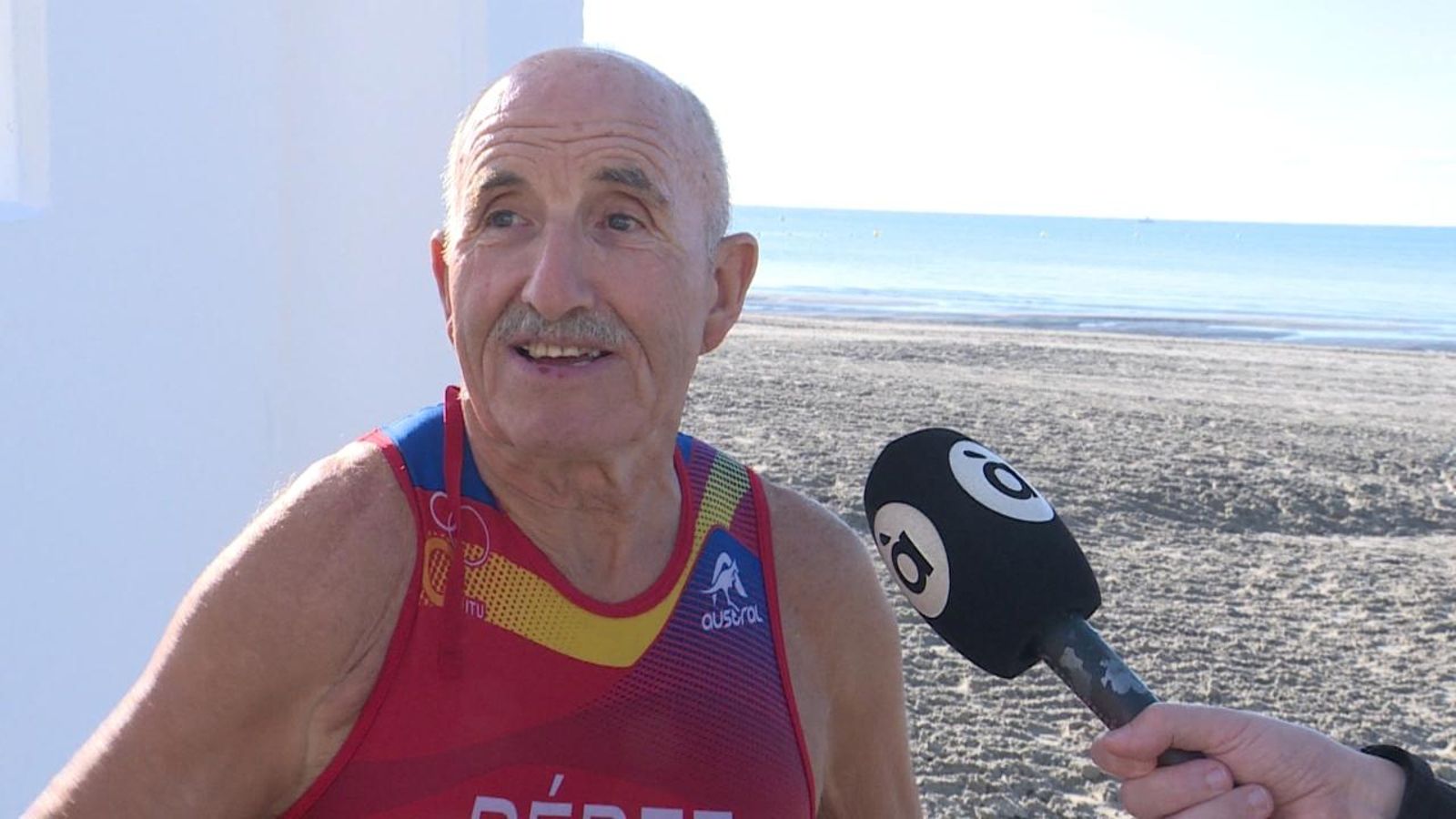 José Pérez, triatleta veterà