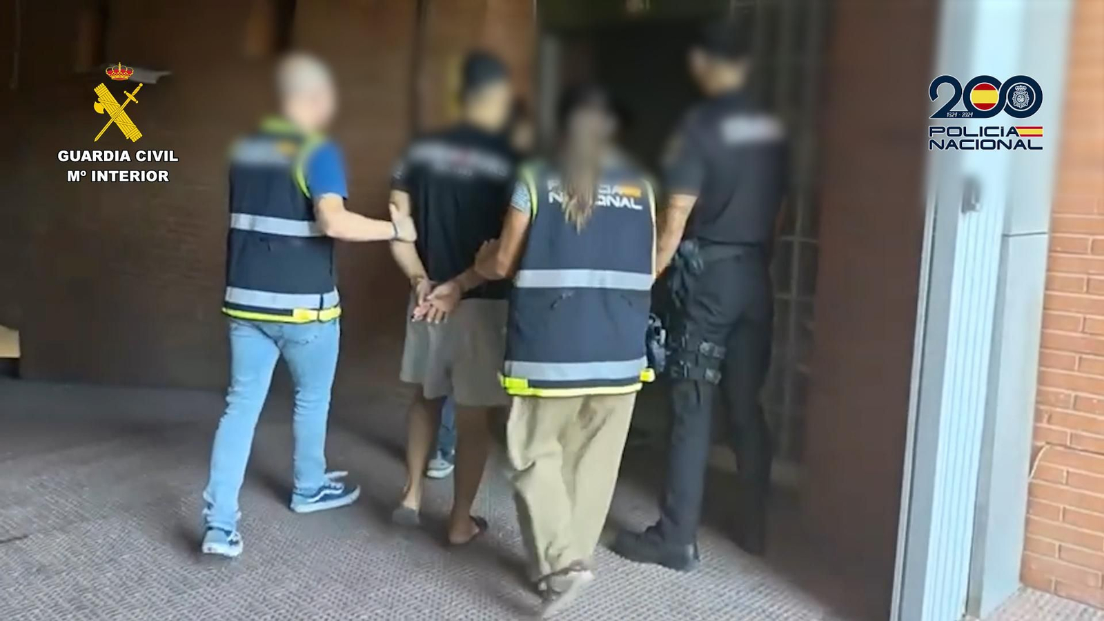 Una de les detencions en l'operació