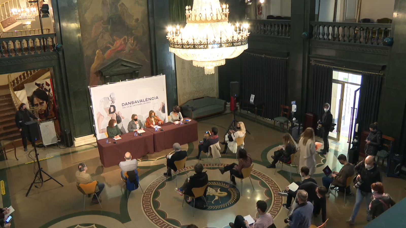 Roda de premsa de presentació de Dansa València 2021