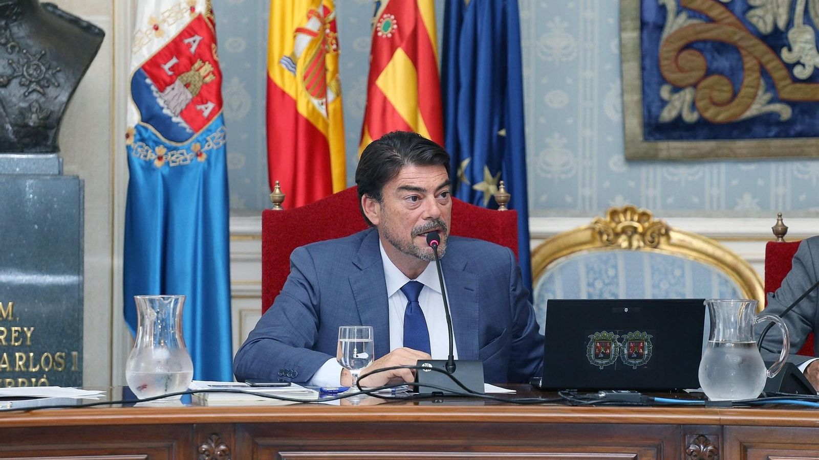 L'alcalde en funcions d'Alacant, Luis Barcala, en una imatge d'arxiu