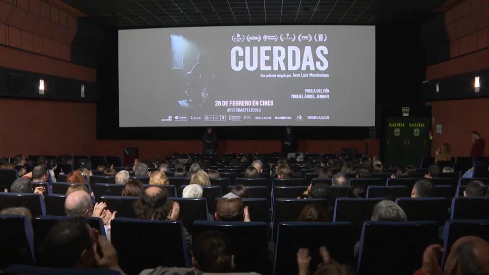 Una imatge de la preestrena als cines Lys de València