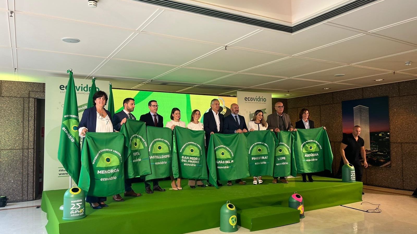 Ecovidrio lliurament les banderes verdes 2023