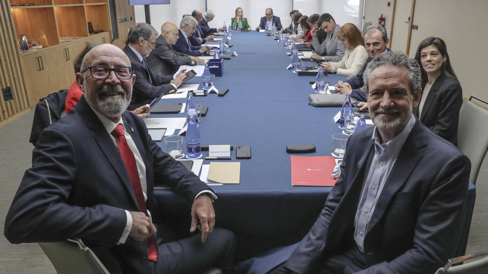 El jurat del Premi Princesa d'Astúries en la reunió d'este dimecres