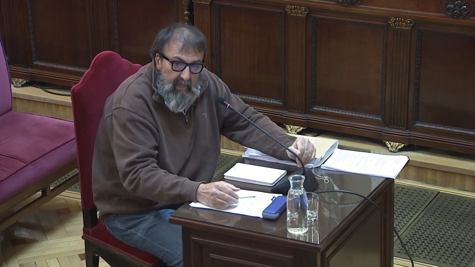 L’exassessor ministerial Koldo García, durant la seua declaració com a acusat en el juí pel cas de les mascaretes al Tribunal Suprem, el 30 d’abril del 2026, a Madrid