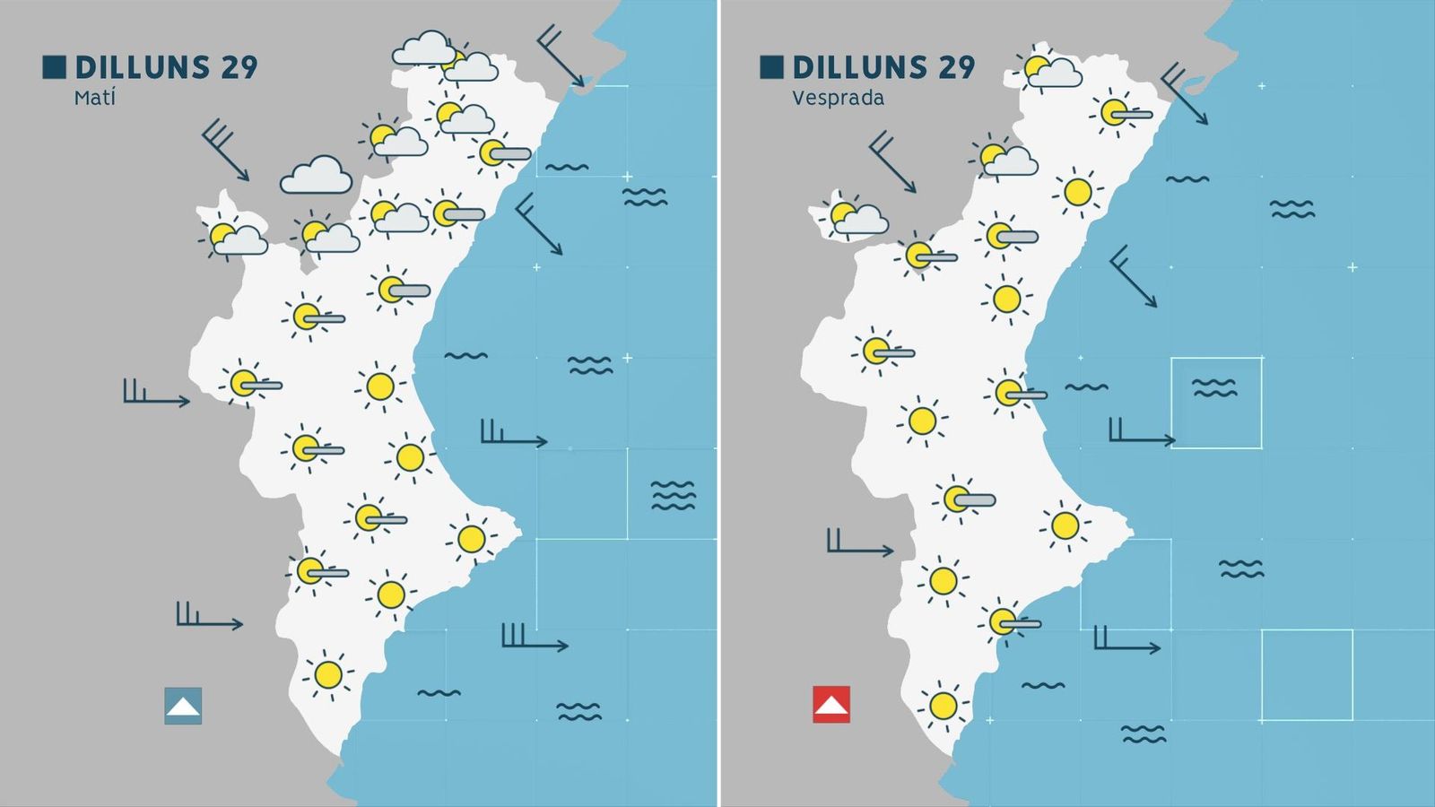 Previsió dilluns 29
