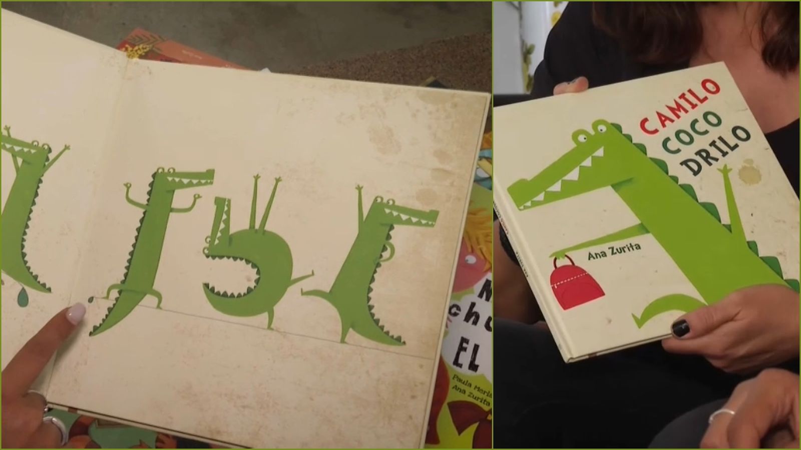 Il·lustracions del conte 'Camilo, el cocodrilo'