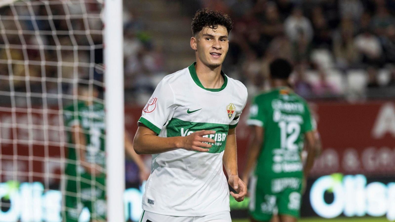 Adam Boayar celebra un dels gols