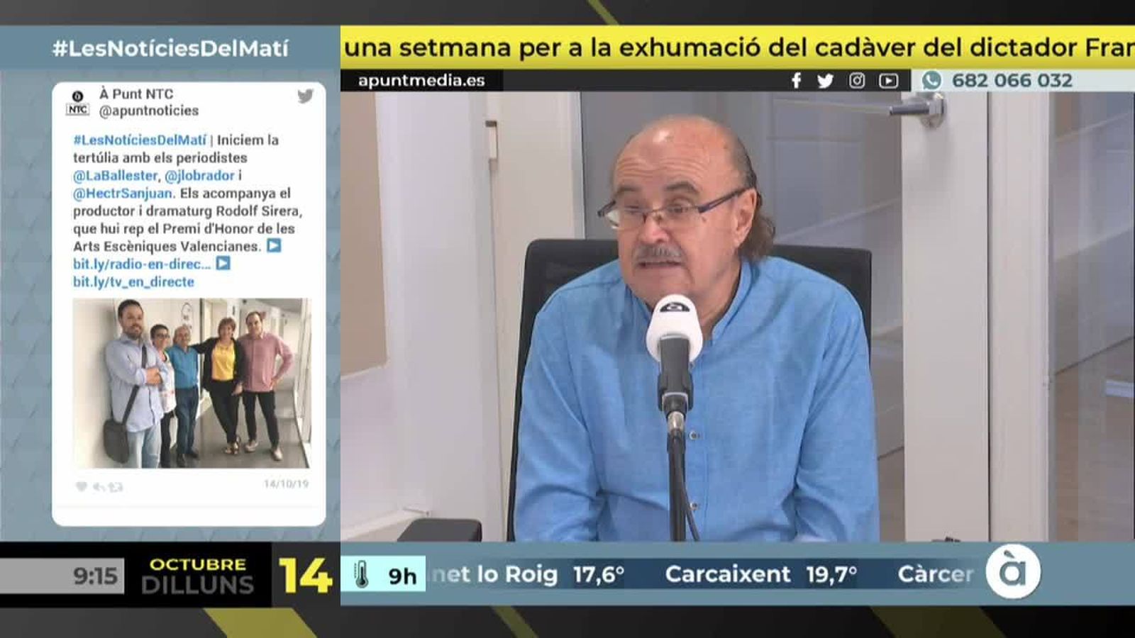 14.10.2019 | NM Entrevista a Rodolf Sirera