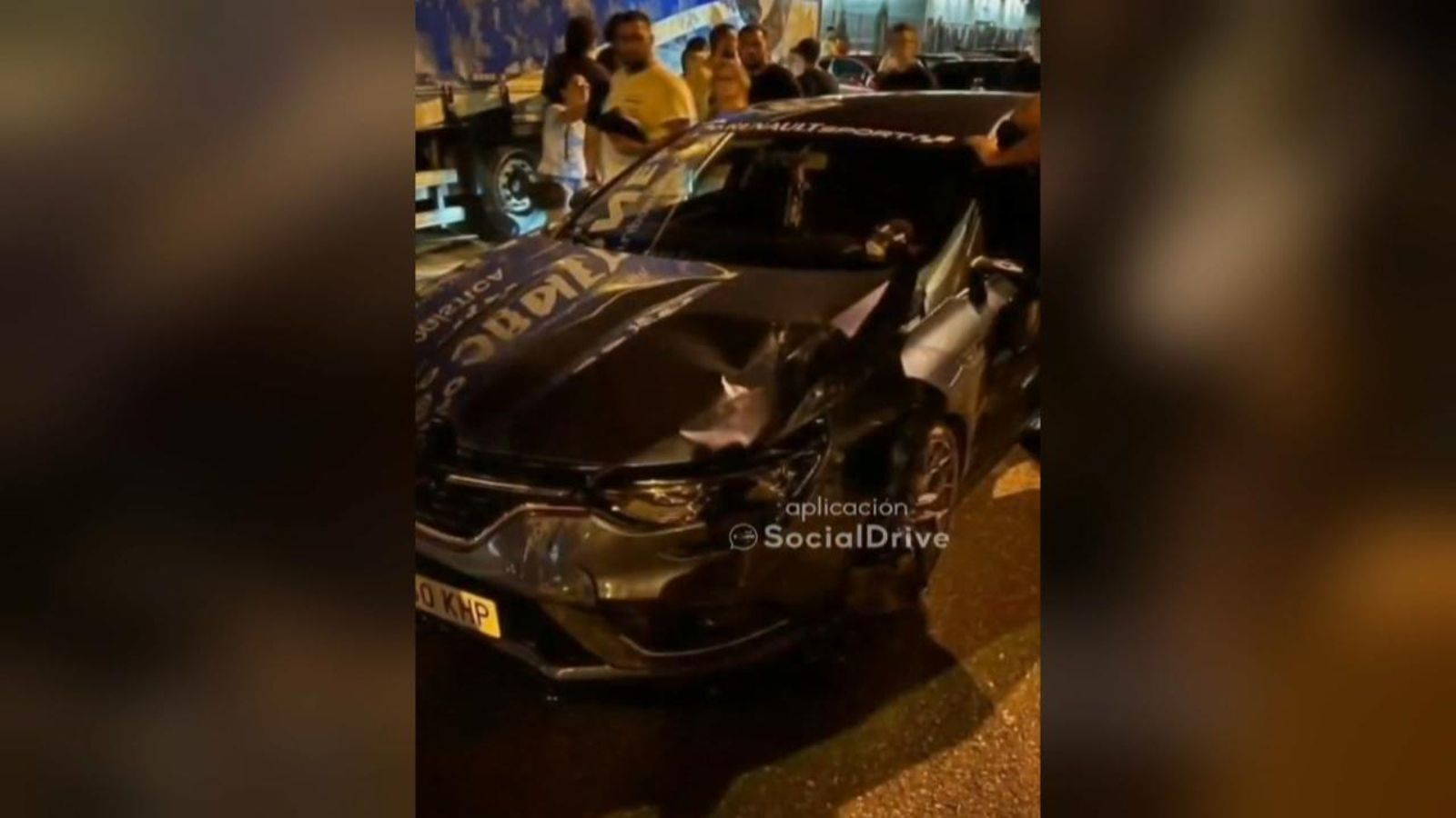 El presumpte autor dels fets va ser detingut en l'acte i està acusat d'un delicte de conducció temerària