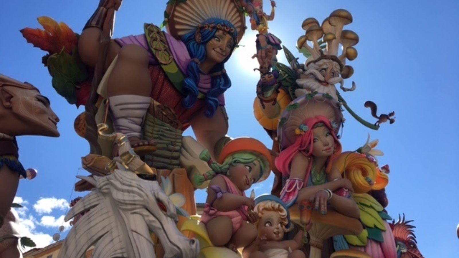 Falla de València, en una imatge d’arxiu