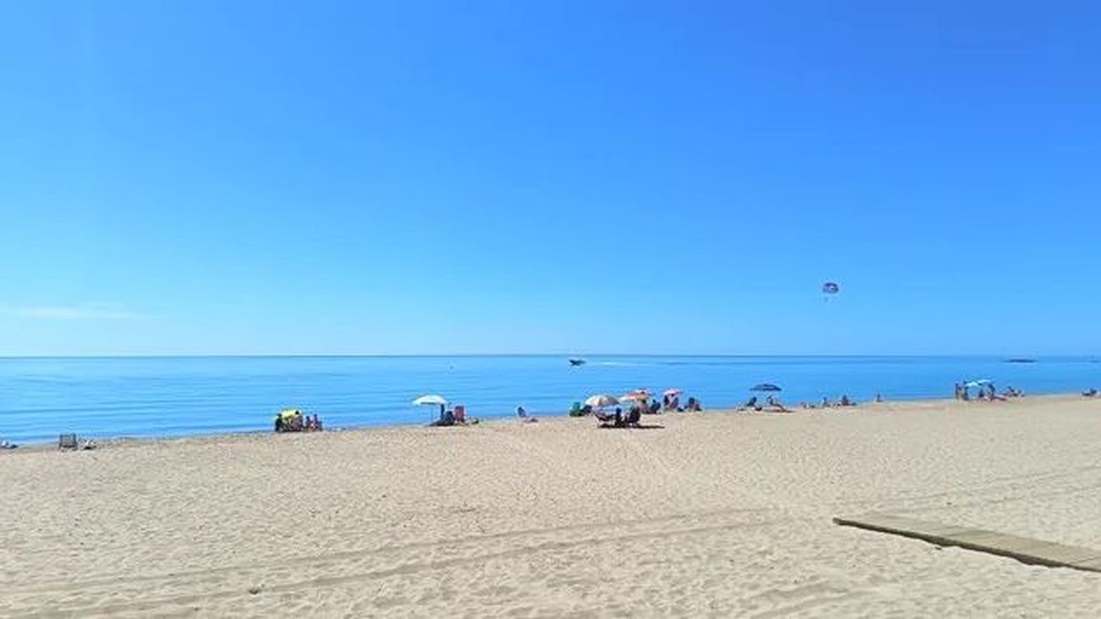 Platja de la Vila-joiosa el passat mes d'abril