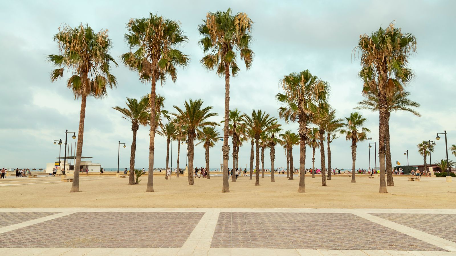 Passeig marítim de la platja Malva-rosa de València