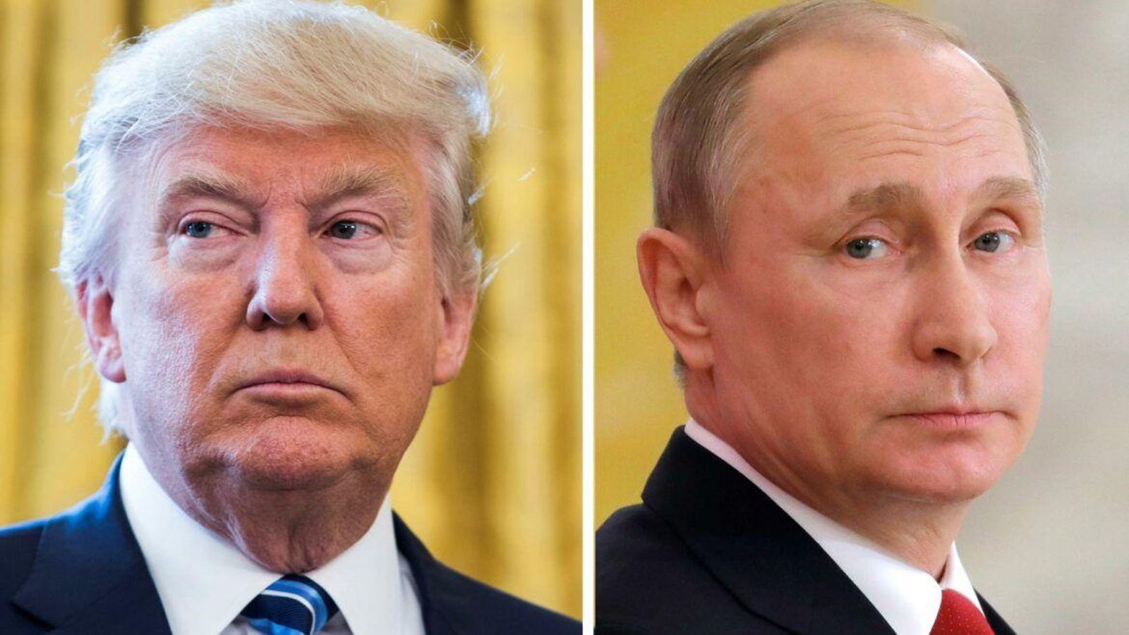 El president dels EUA, Donald J. Trump, i el president de Rússia, Vladimir Putin