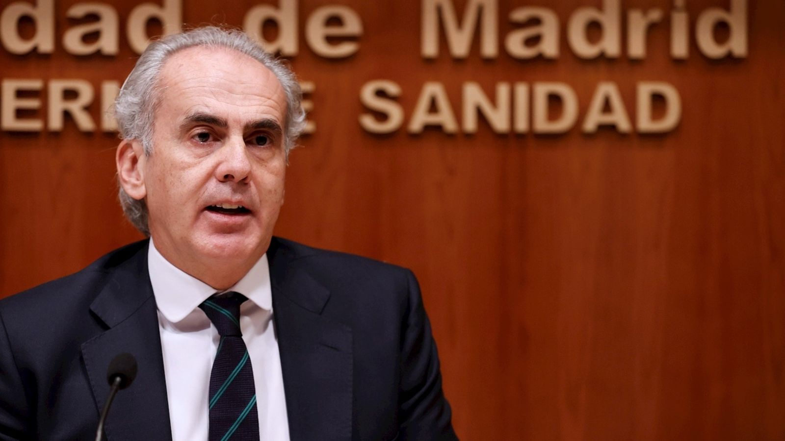 Imatge d'arxiu del conseller de Sanitat de la Comunitat de Madrid, Enrique Ruiz Escudero