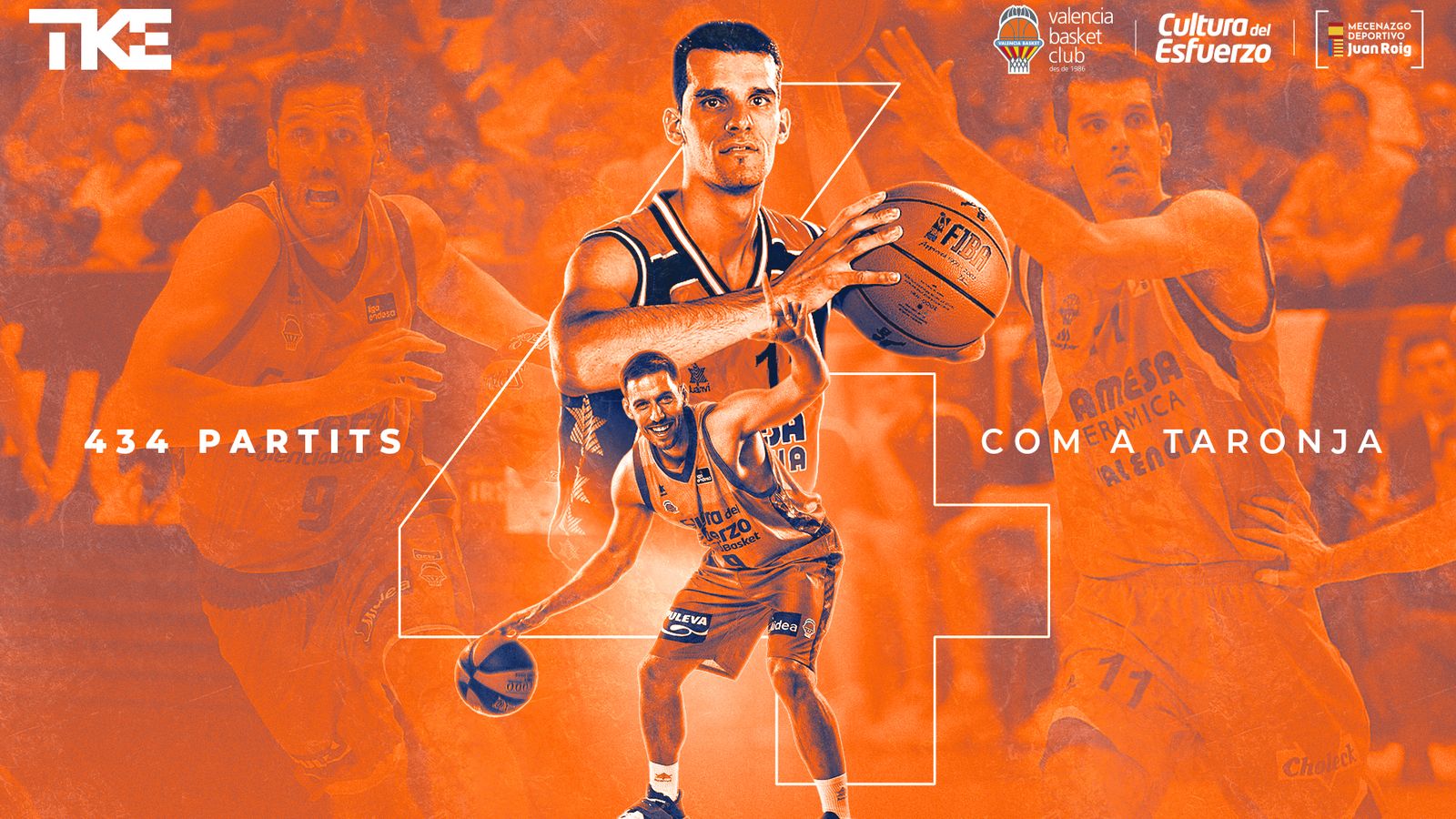 Nacho Rodilla i Sam Van Rossom, 434 partits com a taronja