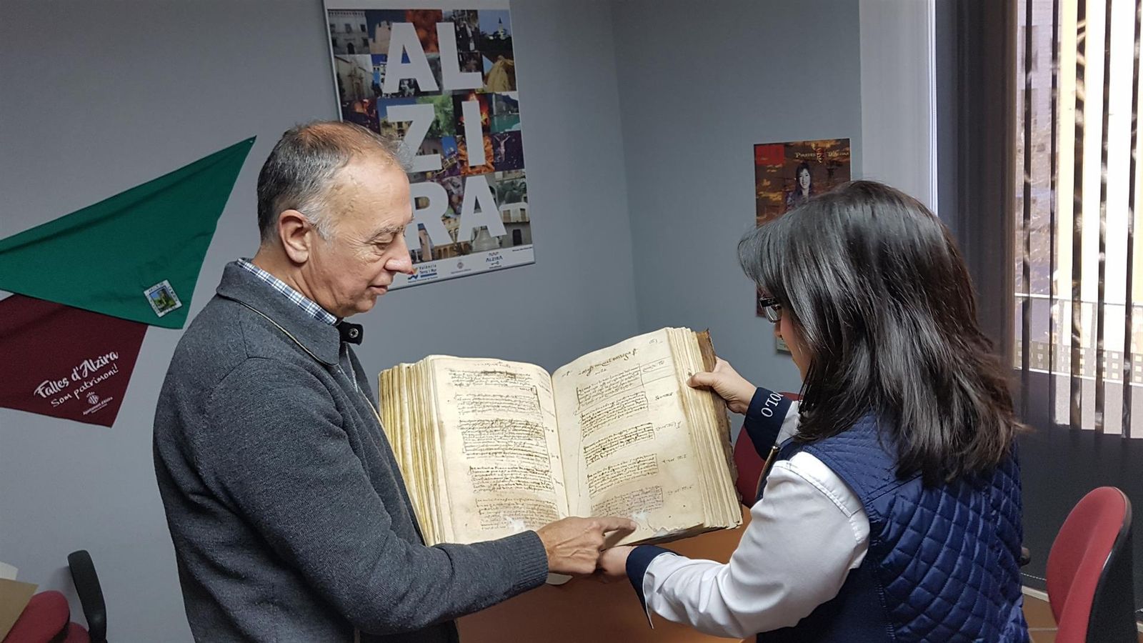 En imatge, el document restaurat