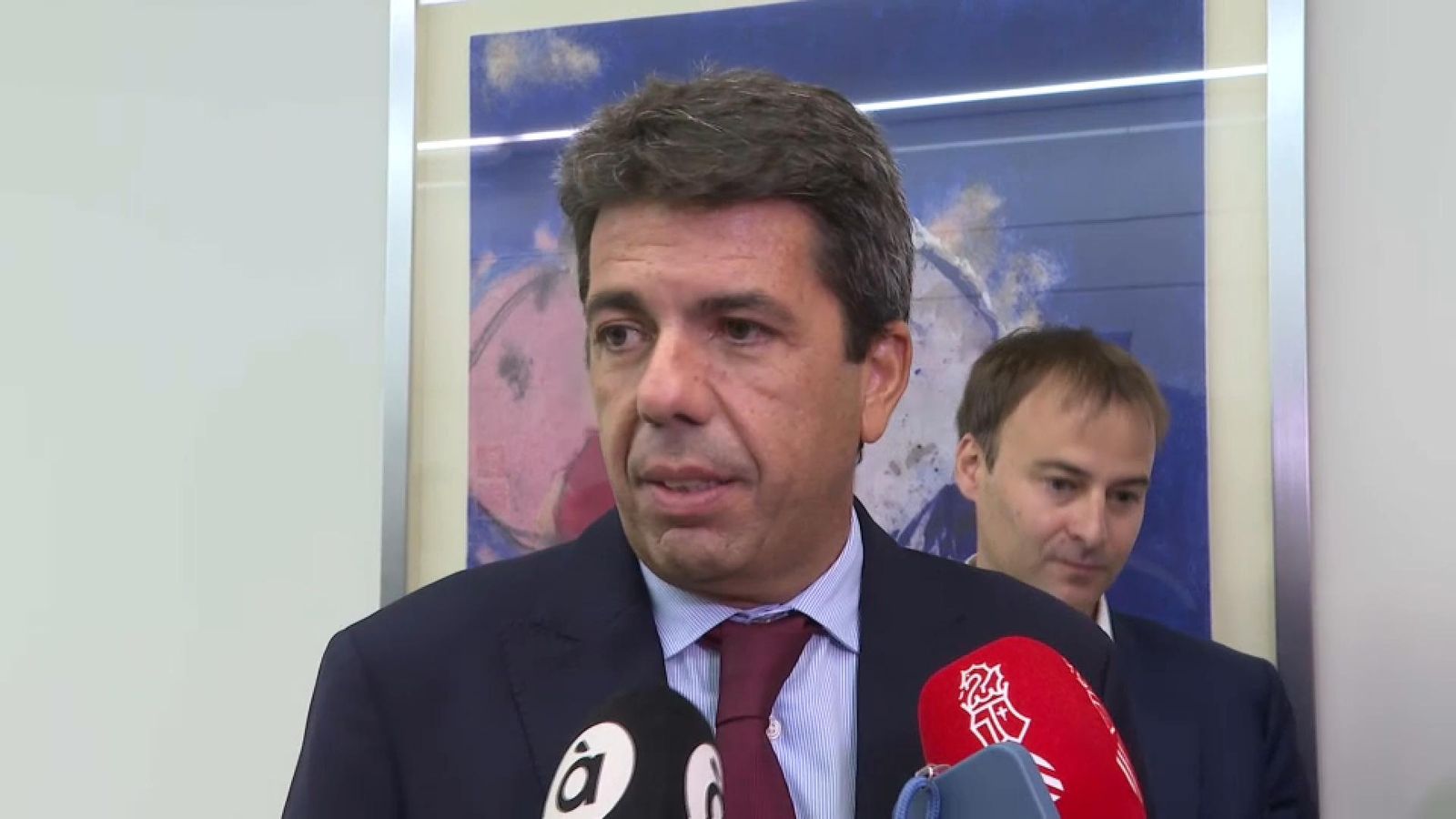 El president de la Generalitat, Carlos Mazón, aquest dilluns