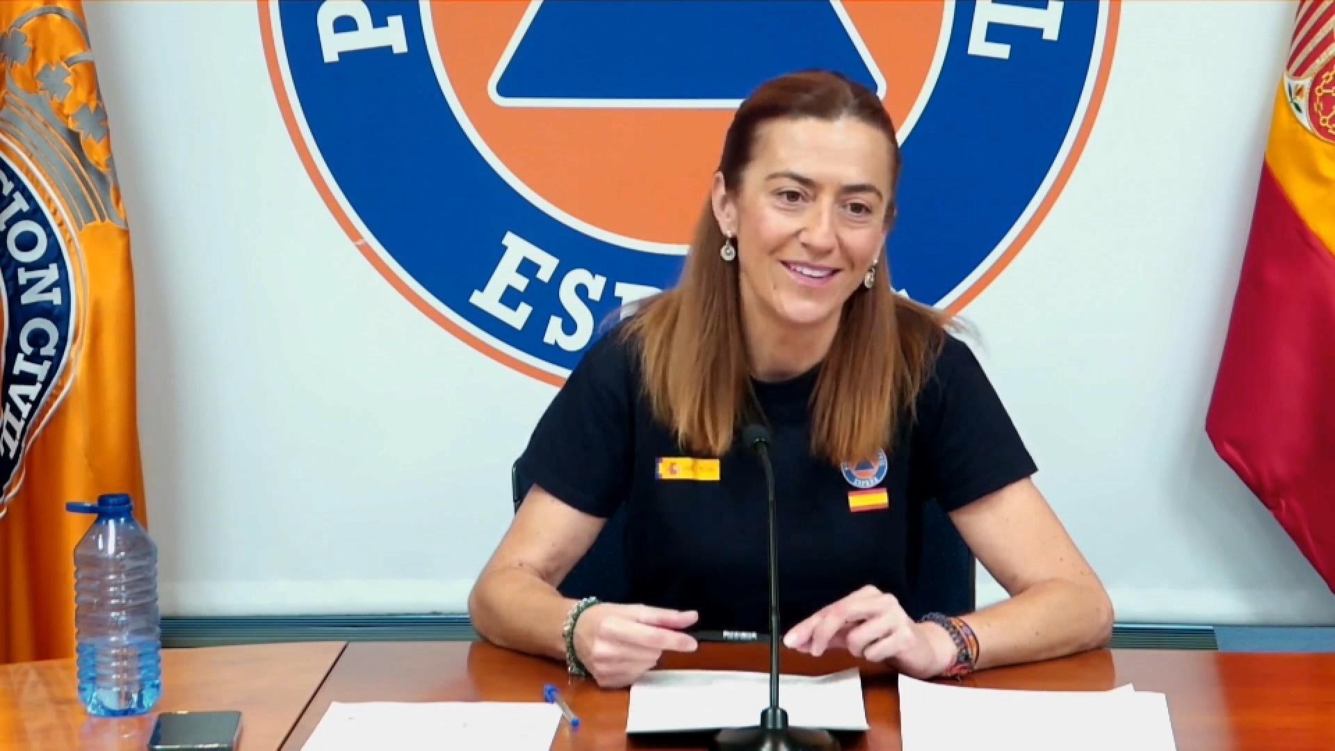 La directora general de Protecció Civil i Emergències del Ministeri de l'Interior, Virginia Barcones La directora general de Protecció Civil i Emergències del Ministeri de l'Interior, Virginia Barcones