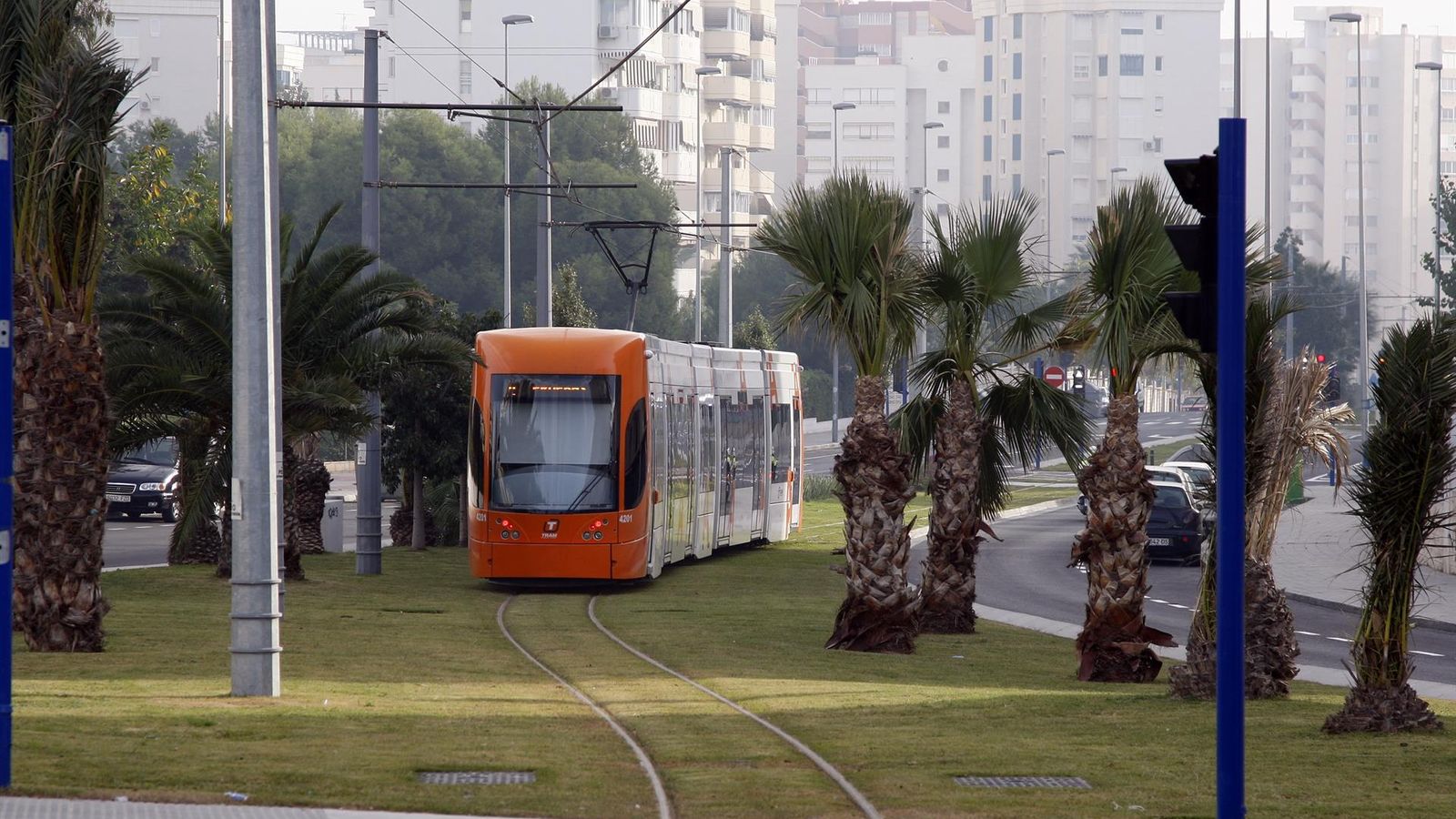 El Tram d'Alacant en una imatge d'arxiu