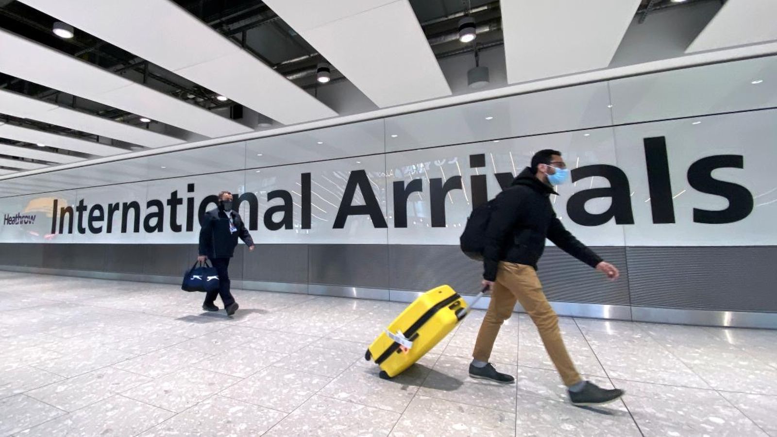 Viatgers a l'aeroport de Heathrow