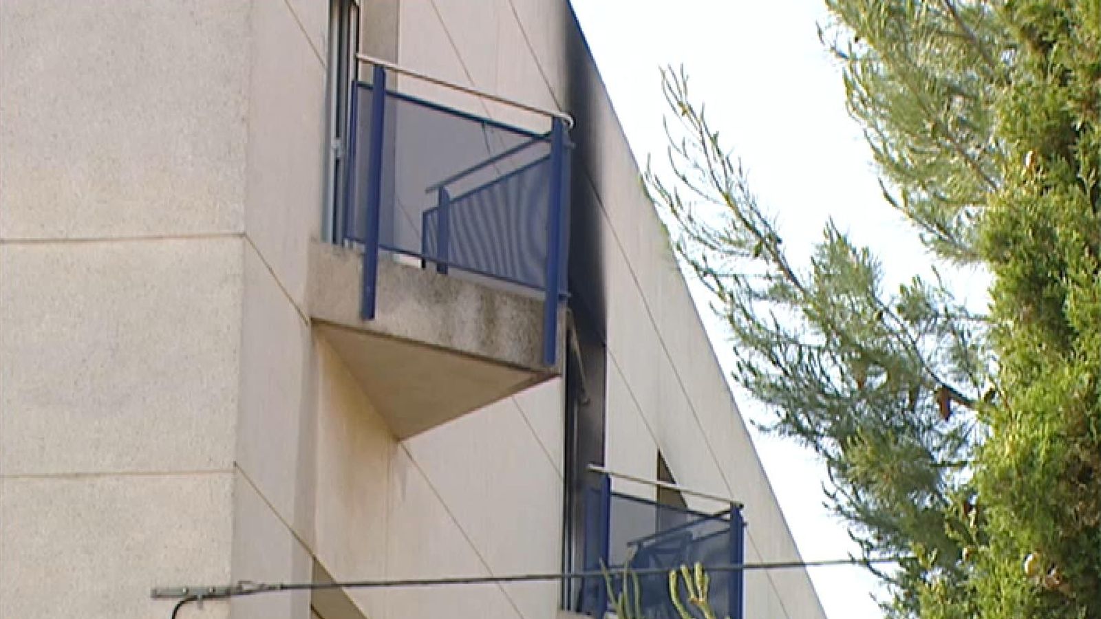 Imatge de l'incendi de l'any 2008 a la residència de Montcada