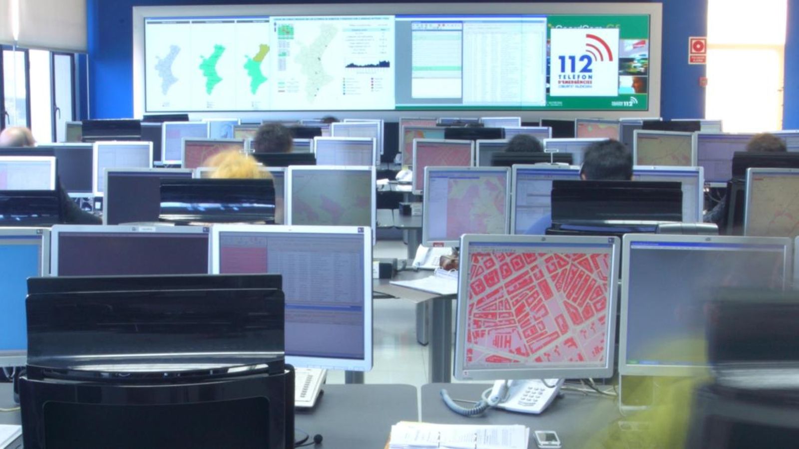 Personal del servei d'emergències de la Generalitat