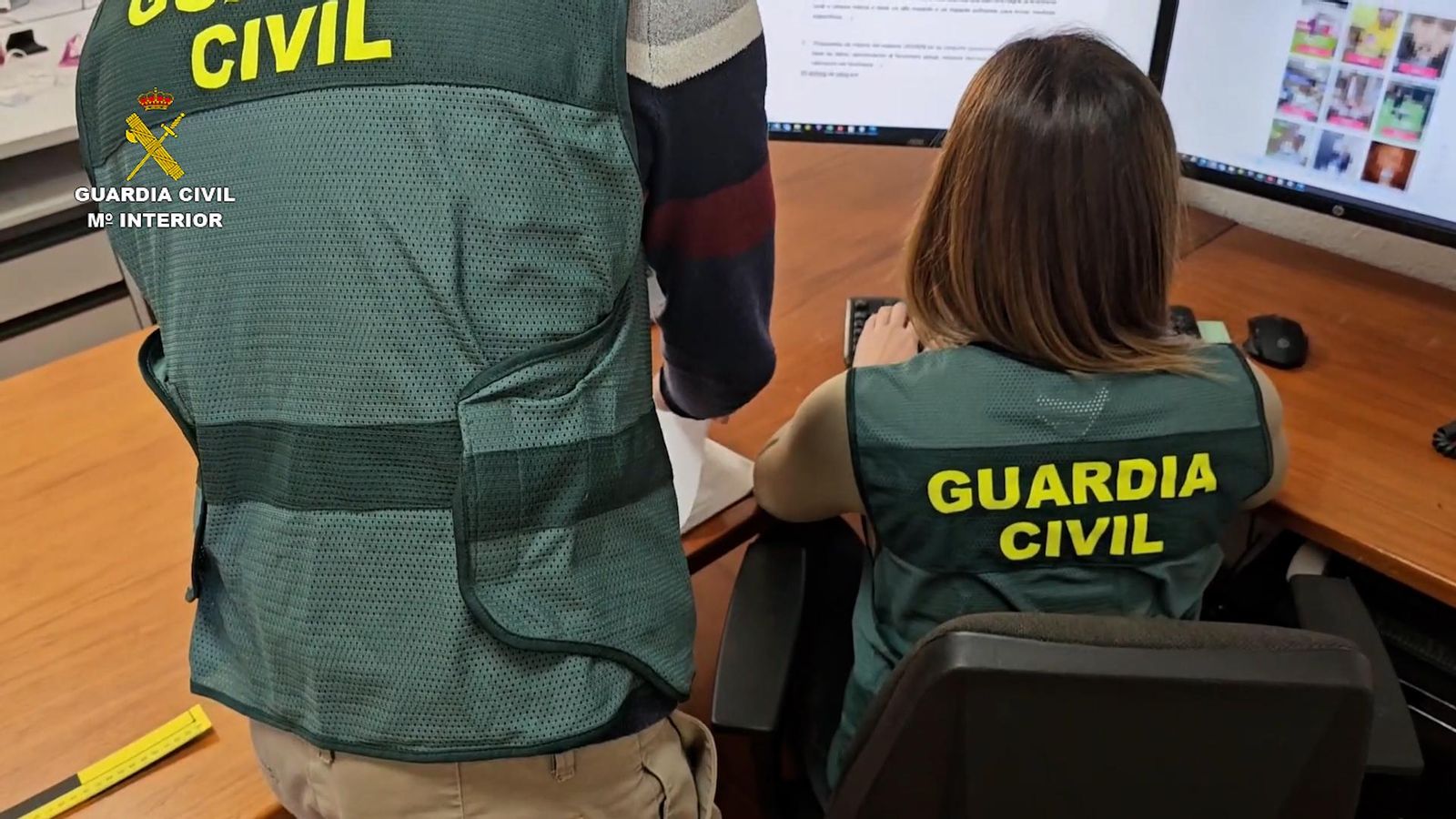 Els agents han analitzat tots els vídeo del detingut