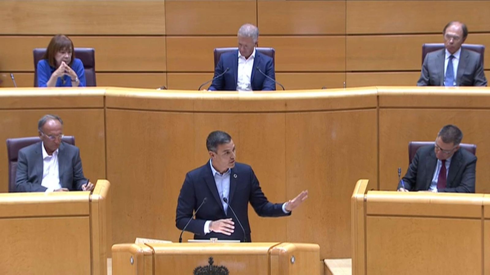 Sánchez, aquest dimarts, al Senat