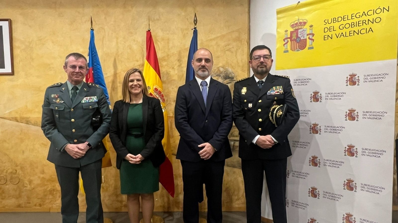 Rodríguez Jurado, al costat de Bernabé, en un acte públic