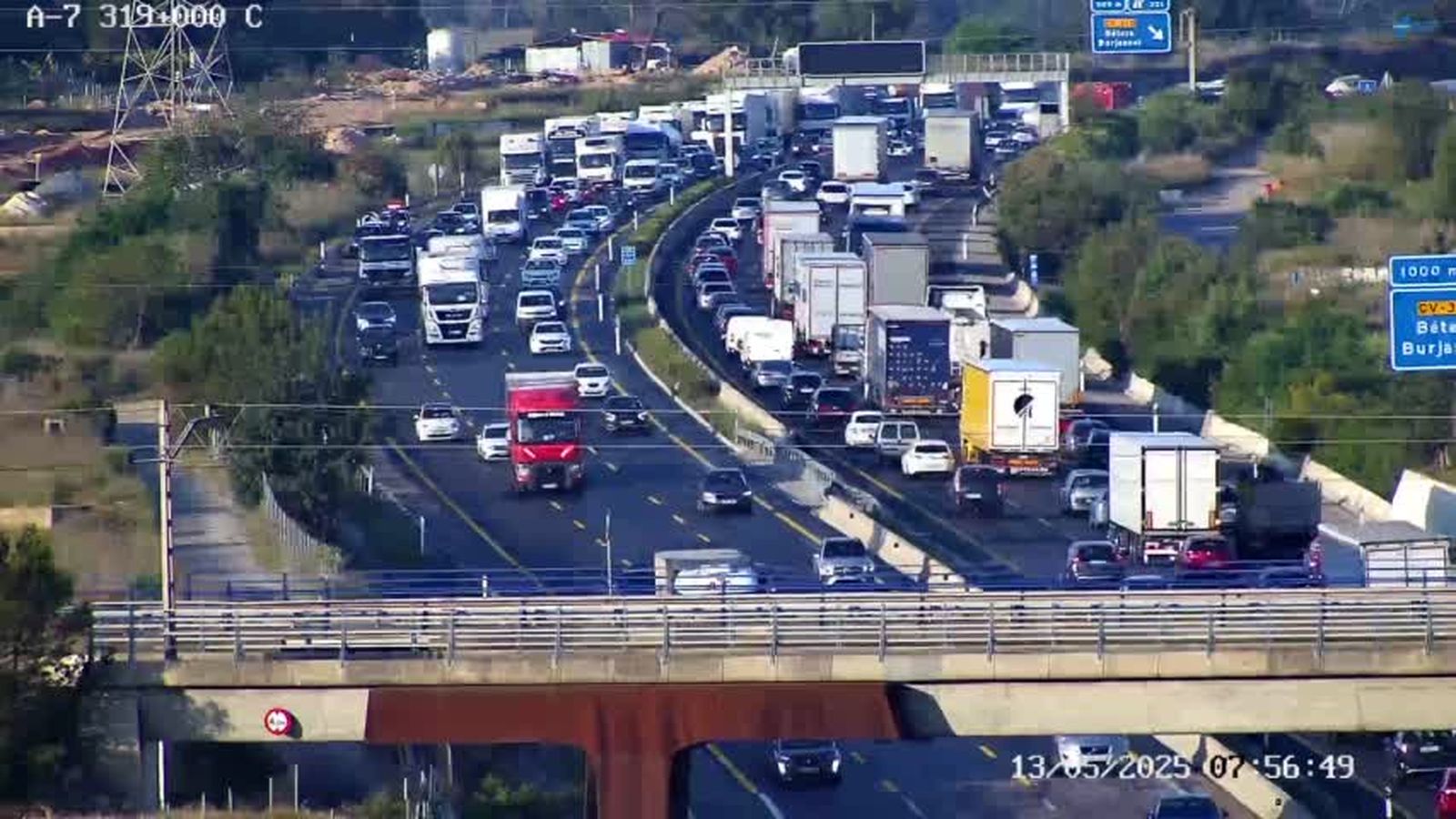 L'A-7, de gom a gom este dimarts