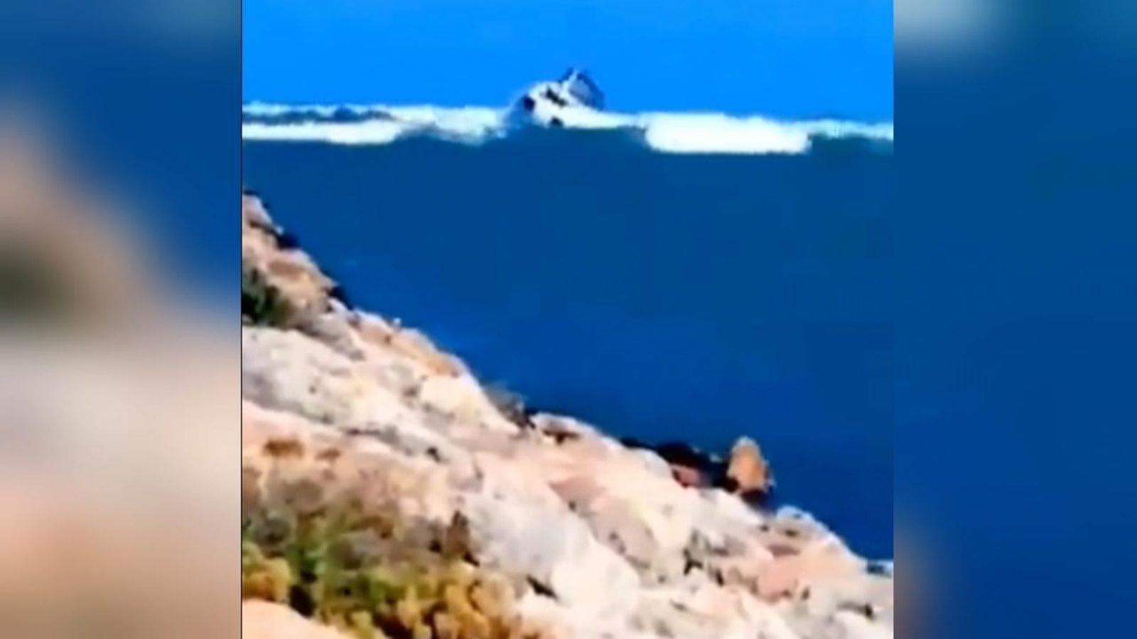 Portada - Captura del vídeo viral dels pescadors de Cullera