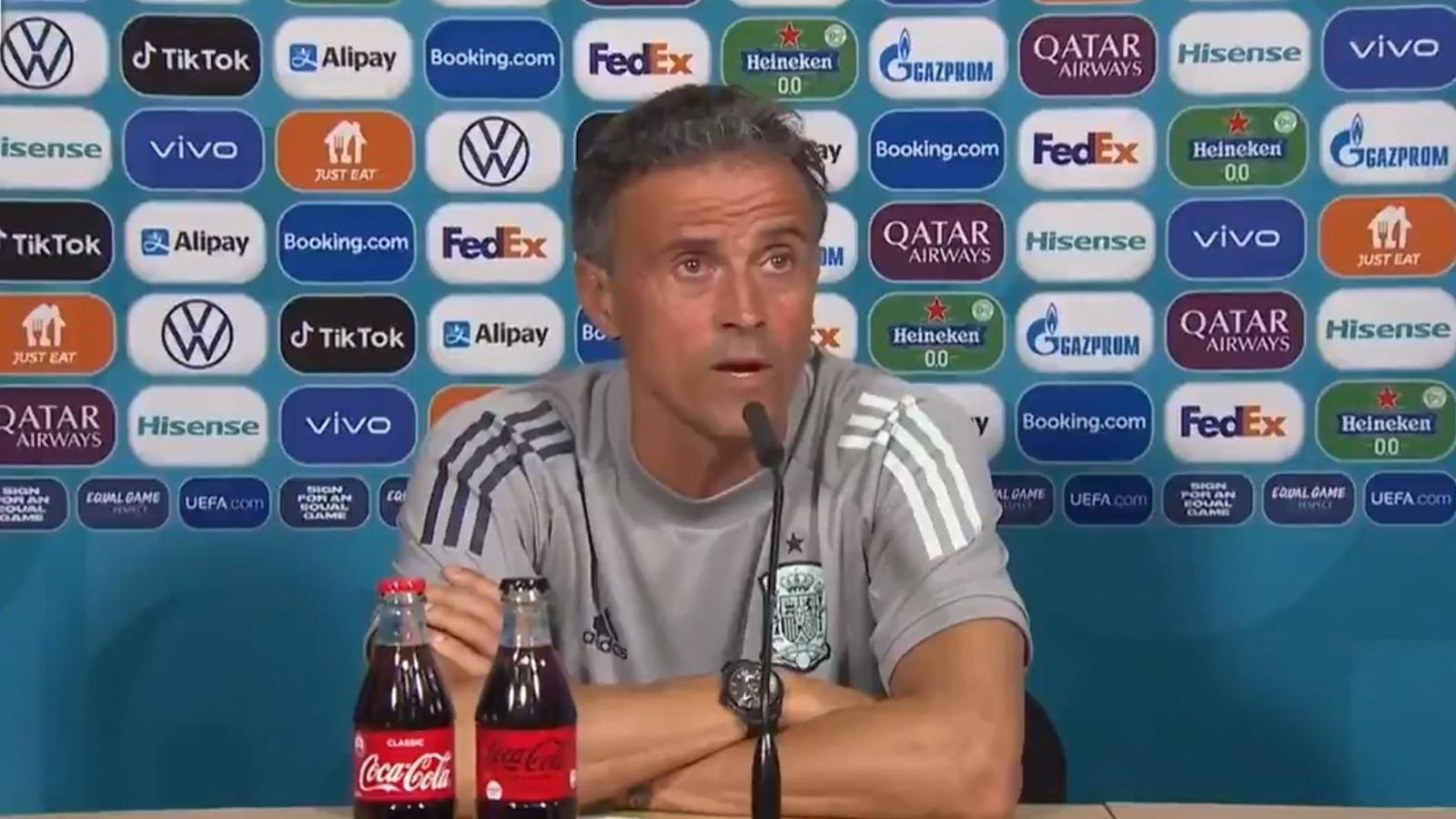 El seleccionador espanyol, Luis Enrique Martínez