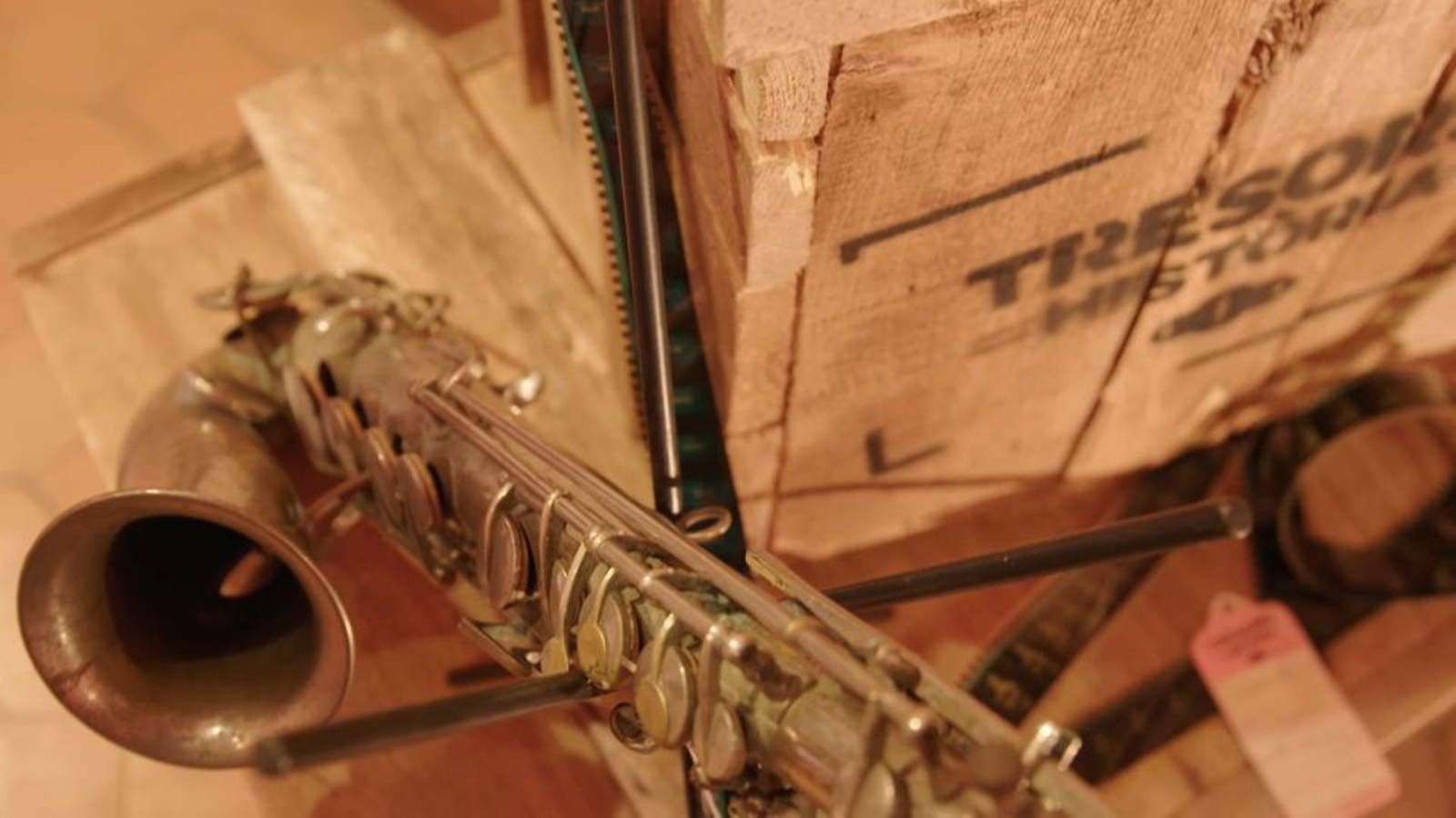 Imatge del clarinet del pare de Juan Oltra, que conserva com el seu millor tresor