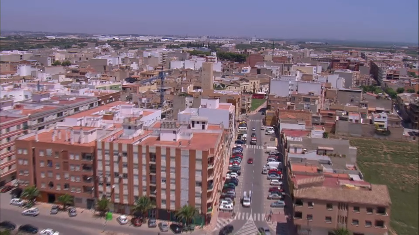 Imatge aèria d'Almussafes