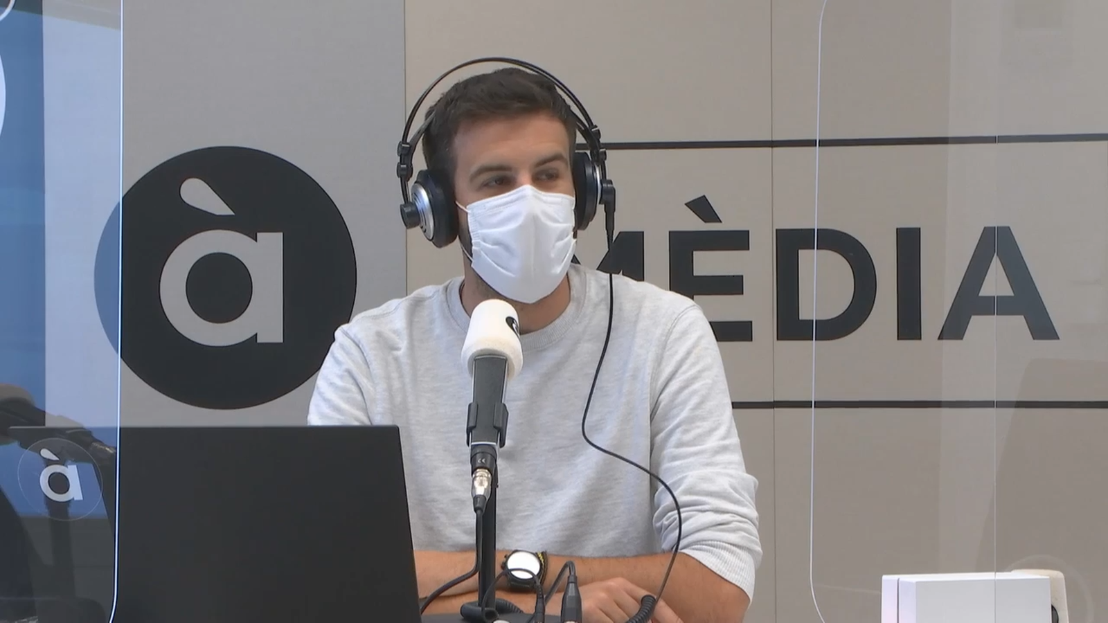Samuel Borja en la pròrroga d'Esports À Punt 20.05.2021