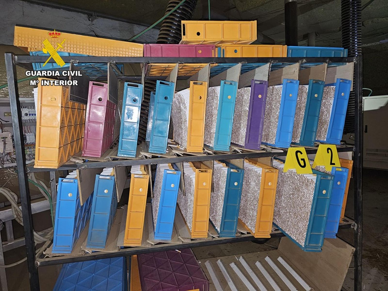 Tabac incautat per la Guàrdia Civil a Muro d'Alcoi