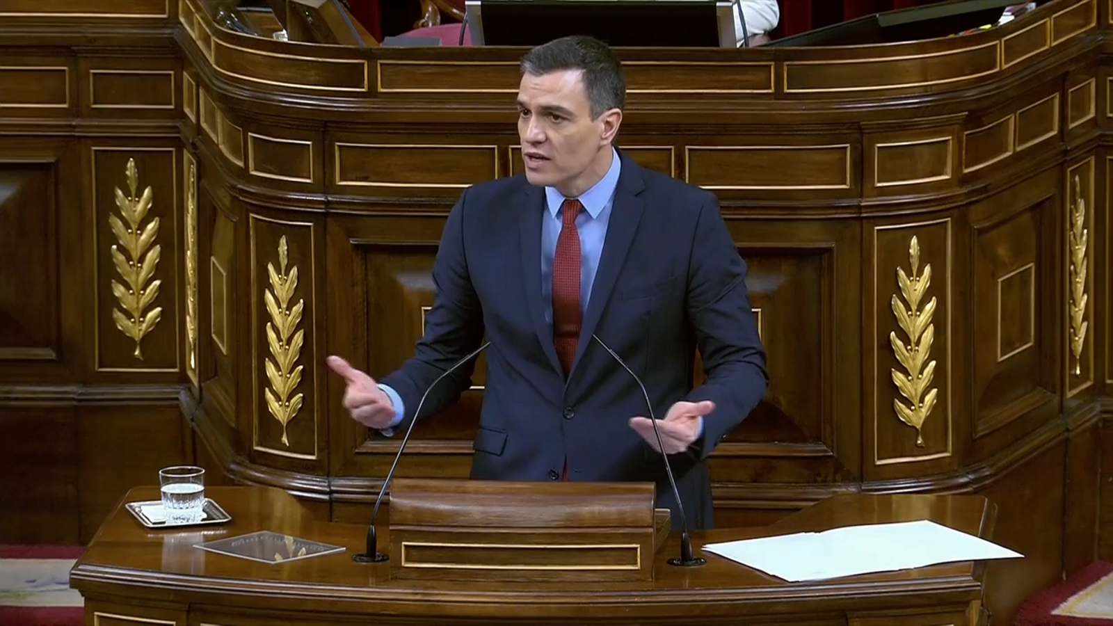 Sánchez al Congrés dels Diputats, en una imatge d'arxiu.
