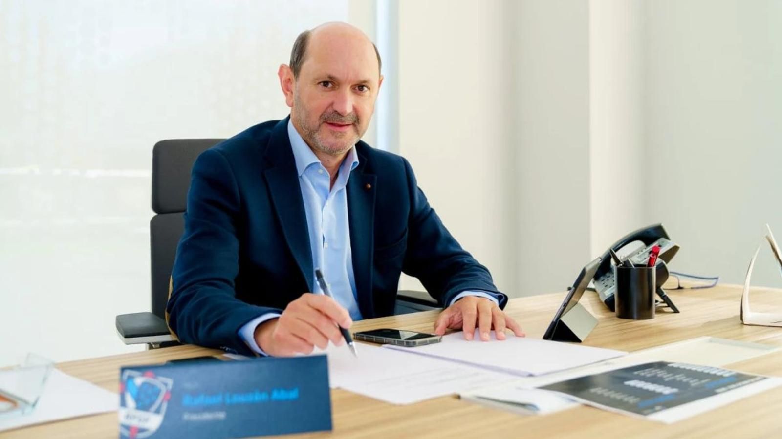 El president de la Reial Federació Espanyola de Futbol, Rafa Louzán