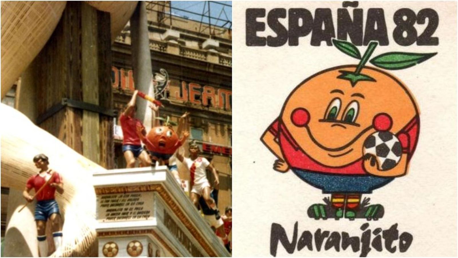 Naranjito en el Mundial 82