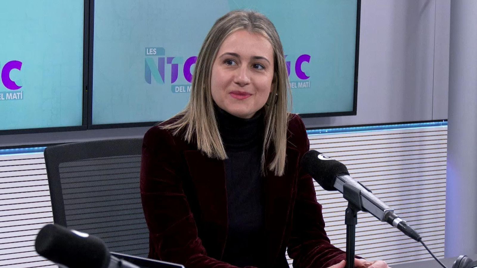 Entrevista en 'Les notícies del matí' a Tania Baños