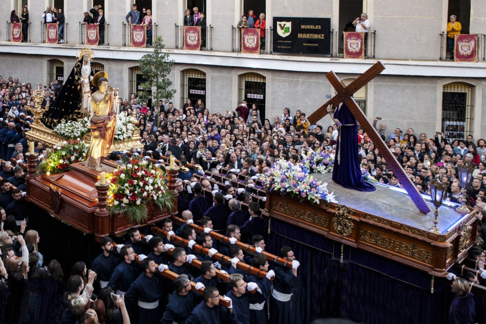 Abraçada de la Mare de Déu i Jesucrist a la Morquera