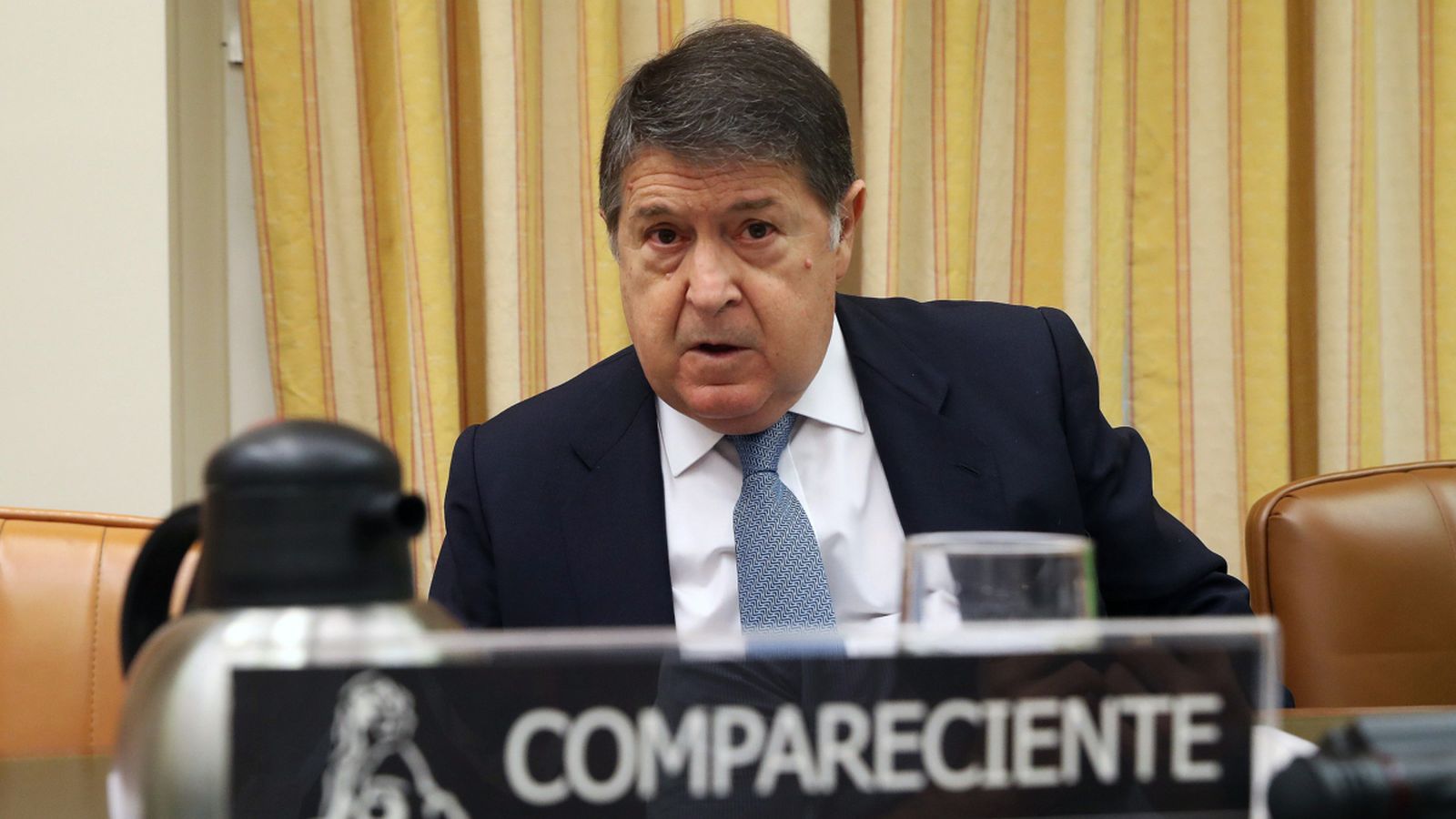 José Luis Olivas, durant la compareixença en la Comissió del Congrés que investiga la crisi financera i el rescat bancari