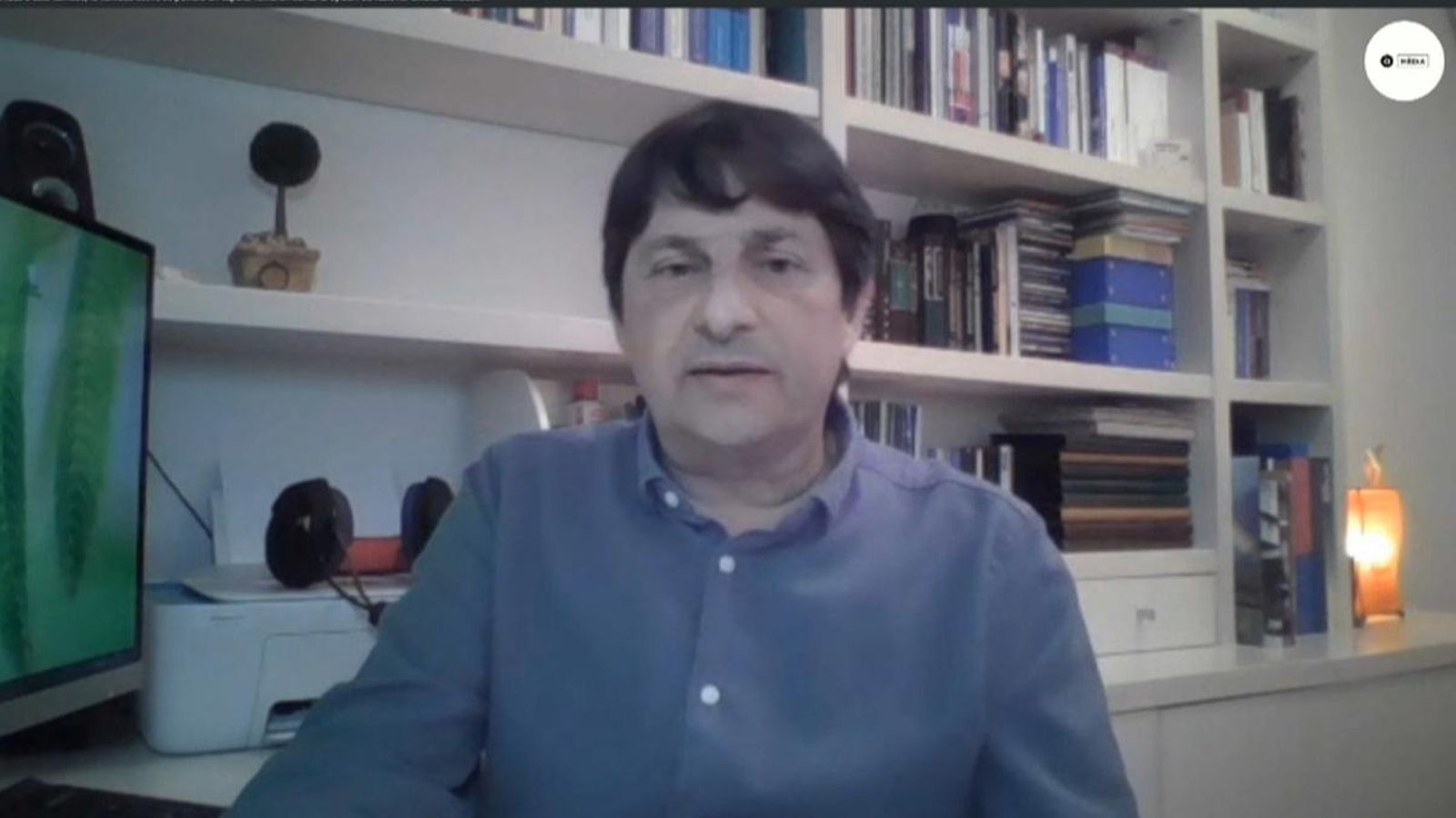 El vicepresident de Confecomerç, José Luis Beltrán, en una entrevista a l'informatiu d'À Punt