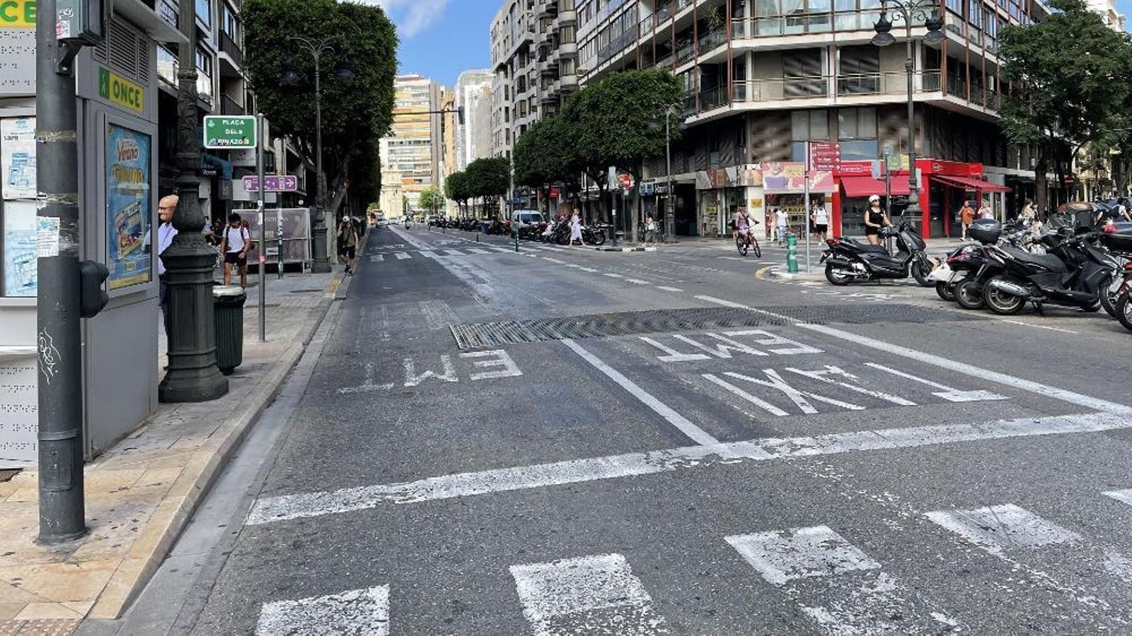 Carrer Colom de València en una imatge d'arxiu