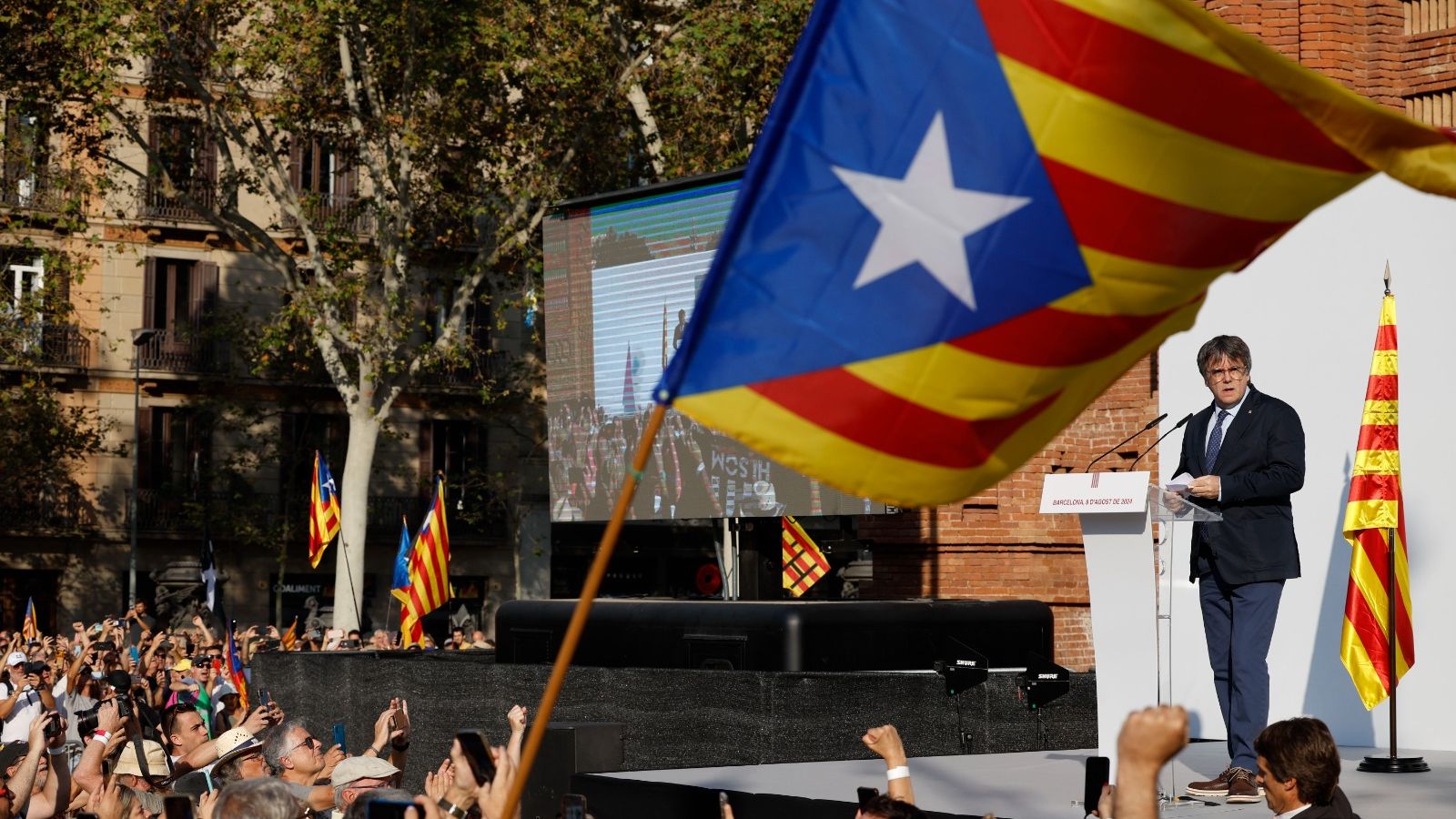Puigdemont pronuncia este dijous davant milers de persones a Barcelona